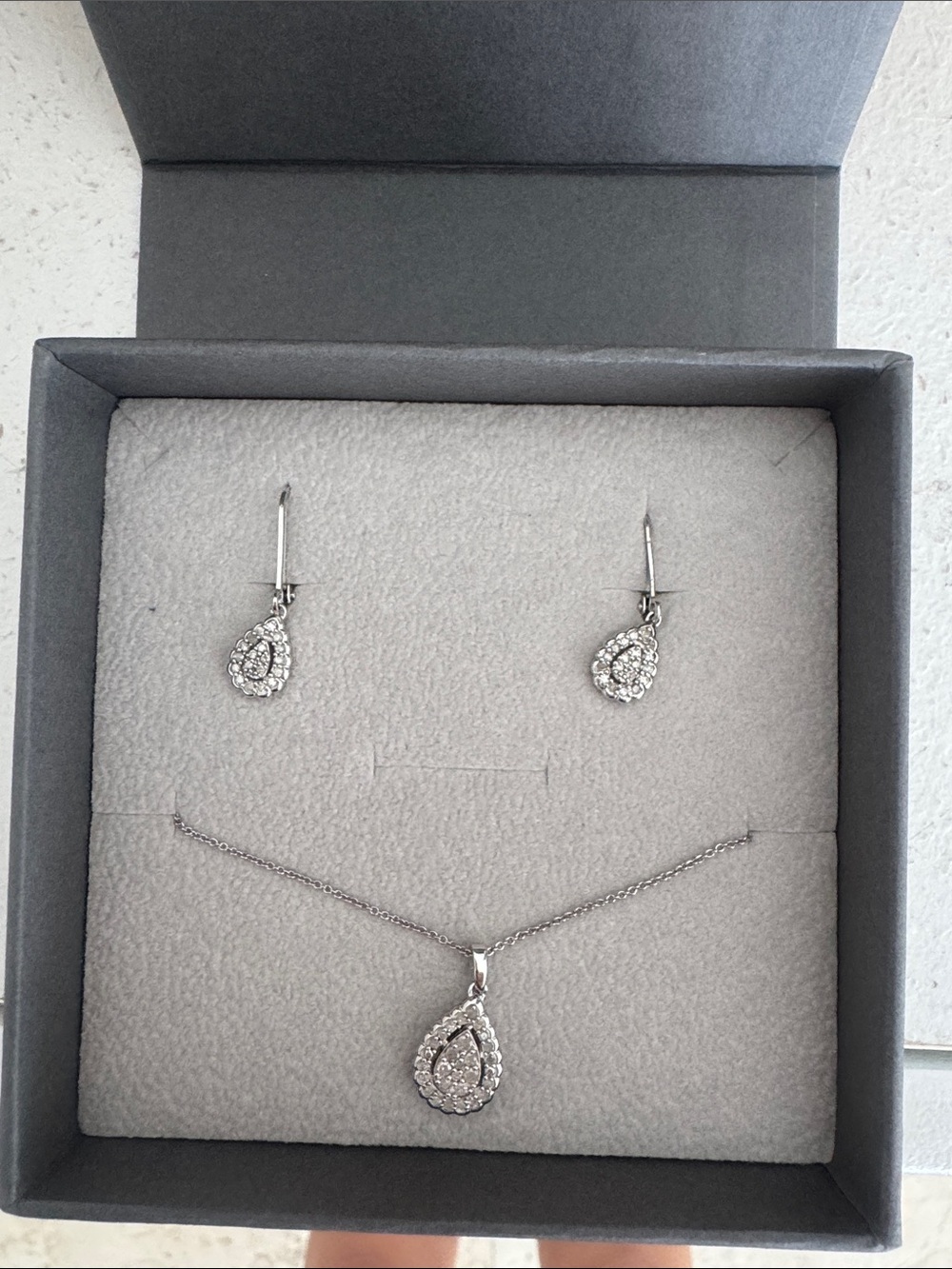 Sterling silver Zoe Chicco teardrop set. NWT